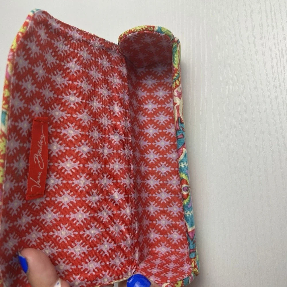 Vera Bradley Eye Glass Case PAISLEY IN PARADISE Magnetic Closure Sunglasses